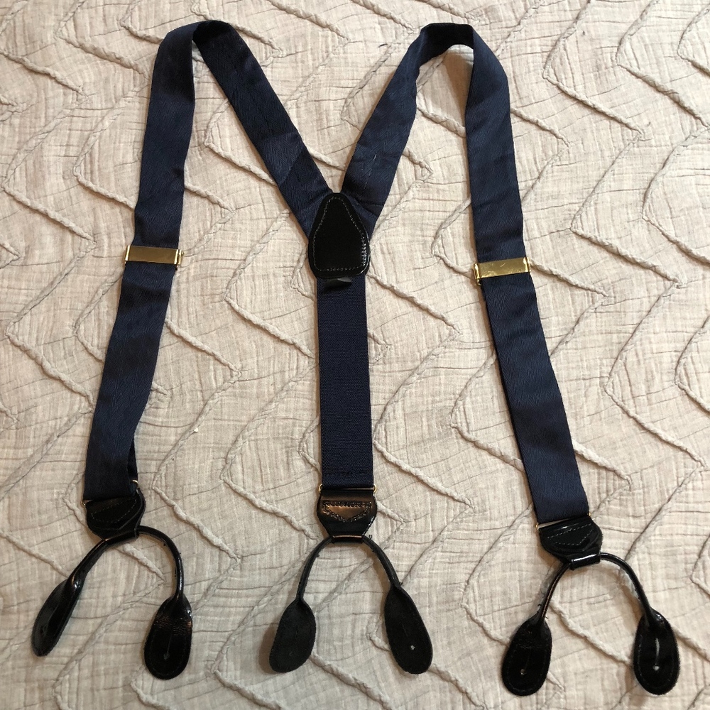 Pronto Uomo Silk Adjustable Suspenders
